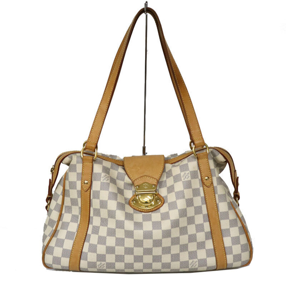 LOUIS VUITTON Stresa Shoulder Bag Damier Azur White
